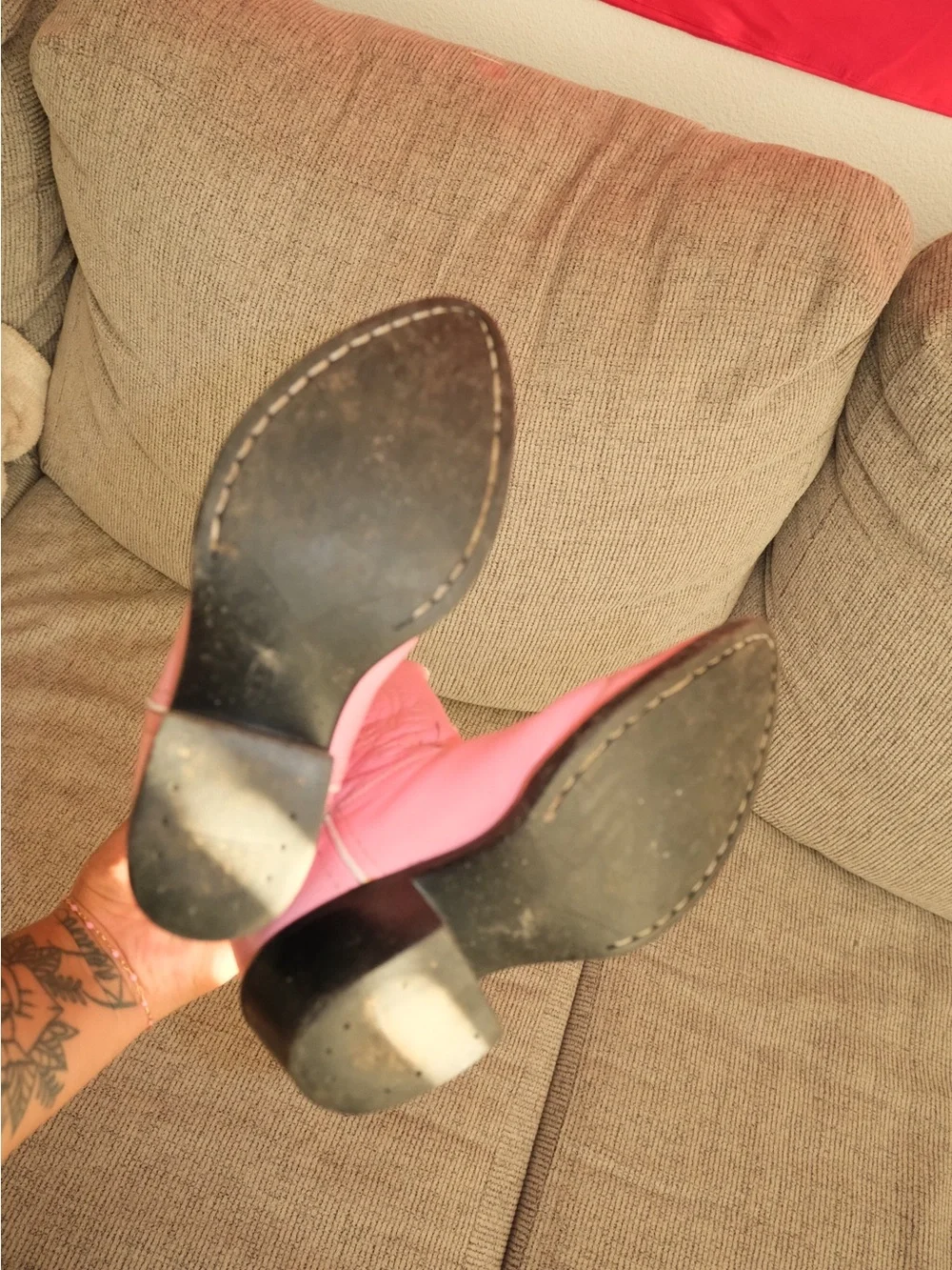 Pink Girls Western Cowboy Boots - Fashion Booties